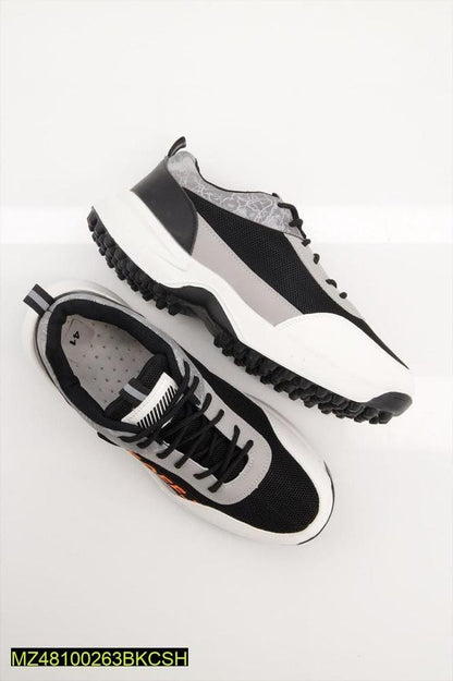 High Gripper Jogger Shoes-(8614)-Black