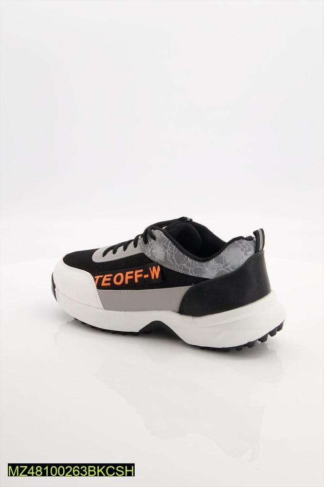 High Gripper Jogger Shoes-(8614)-Black