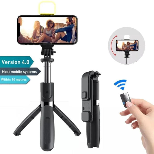 Selfie Stick With LED Light Mini Tripod Stand&nbsp;