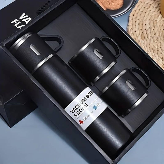 Hot And Cold, Vacuum Flask Set 500ml